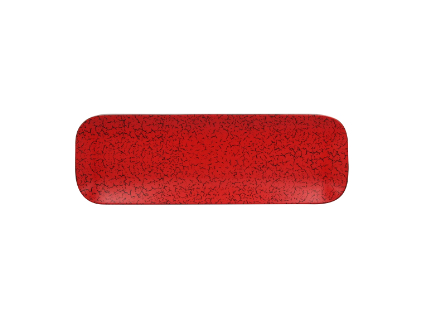 RAK Ruby talíř obdélníkový 22 × 11 cm – červená | RAK-RBAURPM22