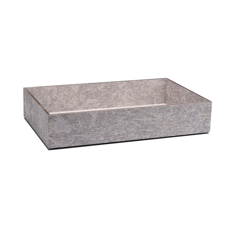 T-Collection box HPL, 530x325x100 mm, dekor beton