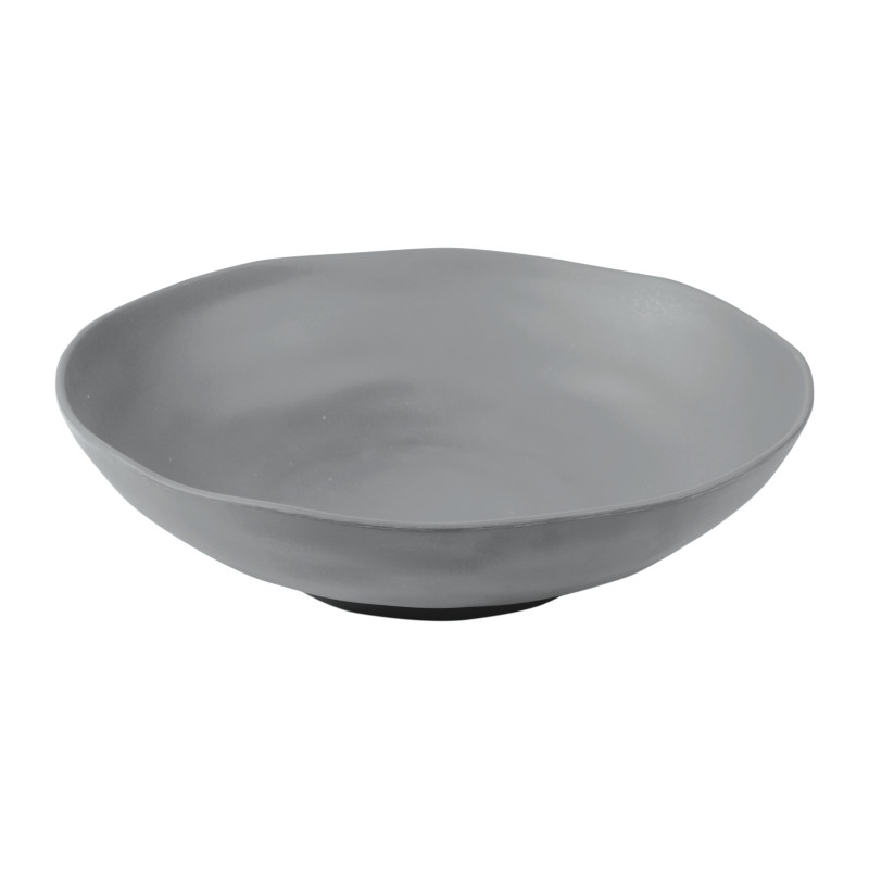 Mísa oválná, pr. 338 mm, v: 92 mm, šedá