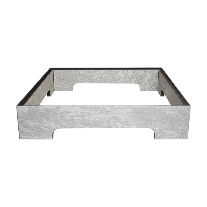 Stojan čtvercový, 365x365x75 mm, dekor beton