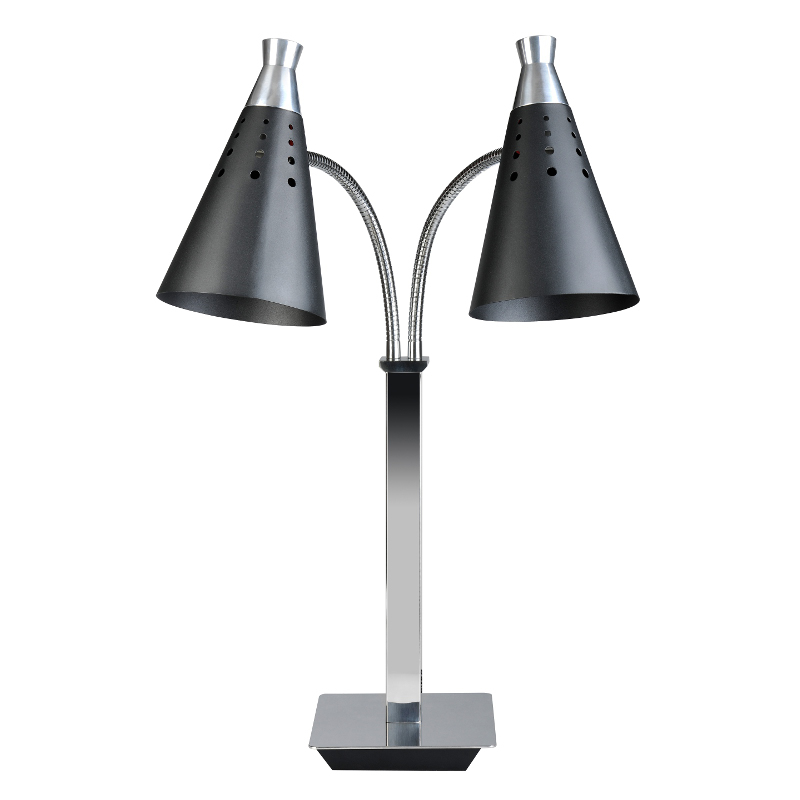T-Collection ohřívací lampa flexibilní 230 V, dvojitá, černá