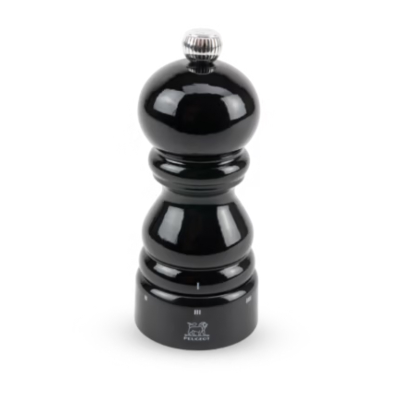 Mlýnek Paris Zirlion na sůl, černý 12 cm
