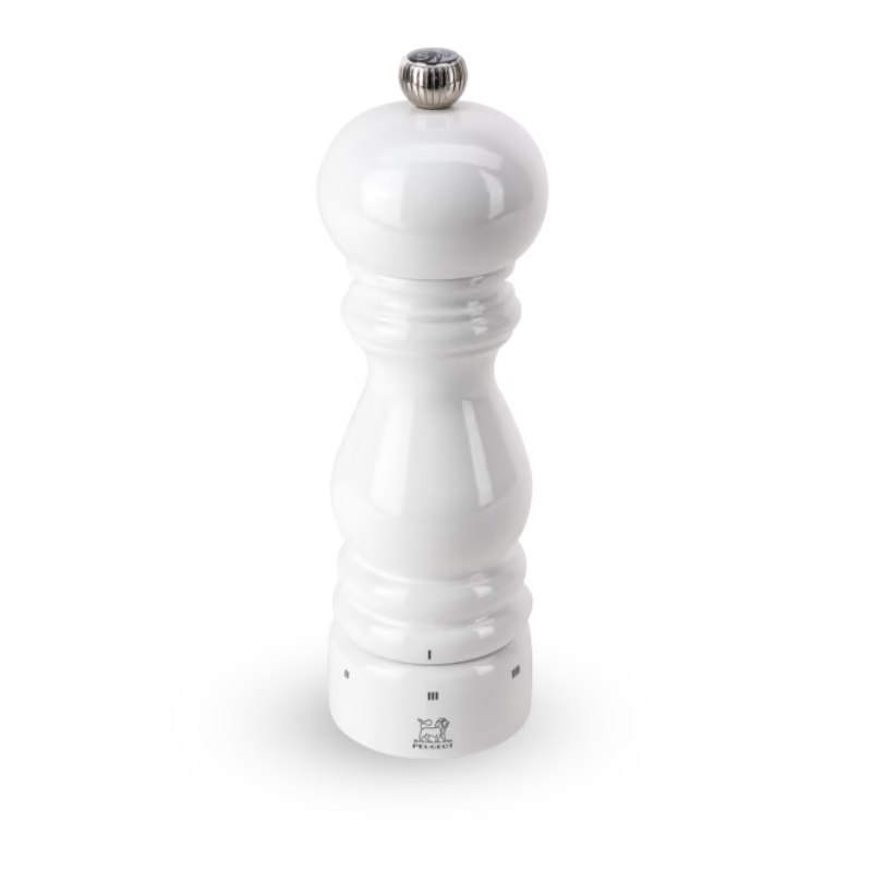 Mlýnek Paris Zirlion na sůl, bílý 18 cm