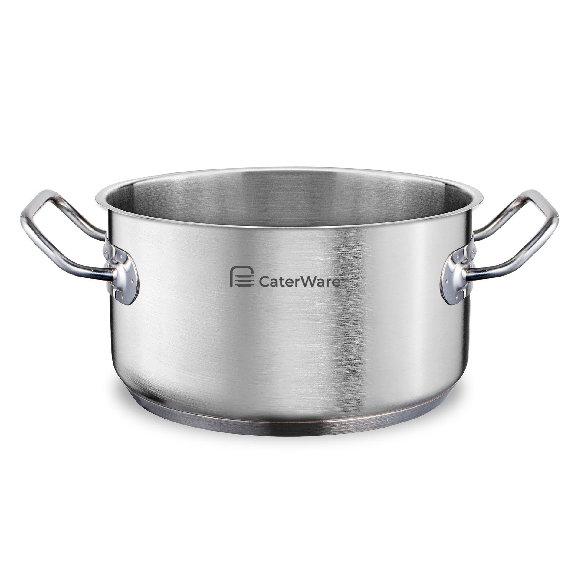 Kastrol nízký CaterWare, nerez. 3,3 l, pr. 20 cm