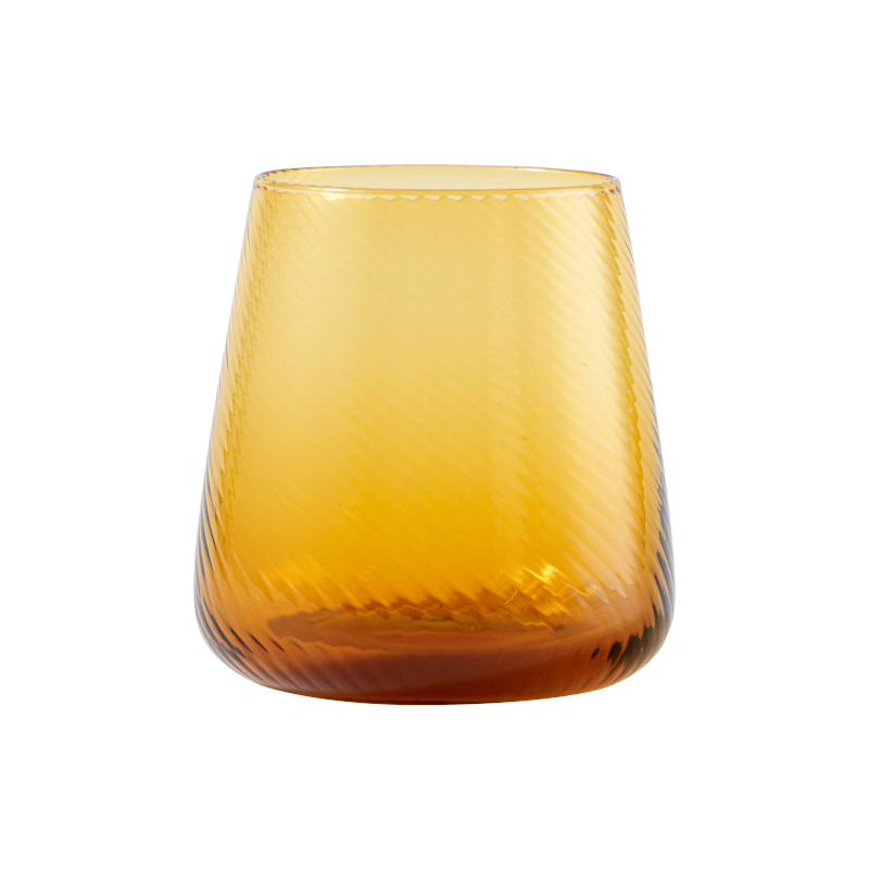 Amber sklenice na vodu 400 ml