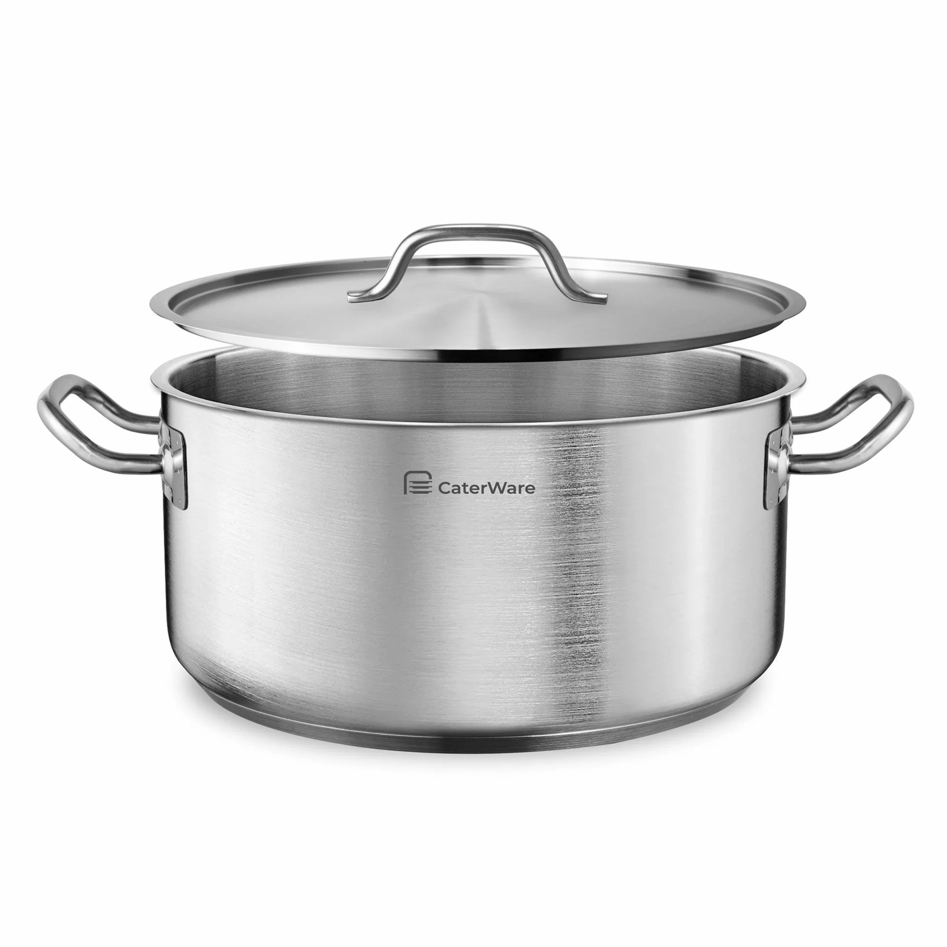 Kastrol nízký CaterWare, nerez.12,9 l, pr. 32 cm