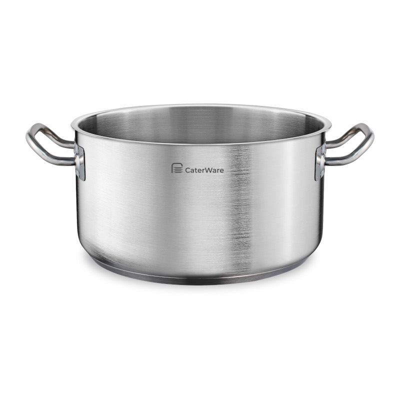 Kastrol nízký CaterWare, nerez.12,9 l, pr. 32 cm