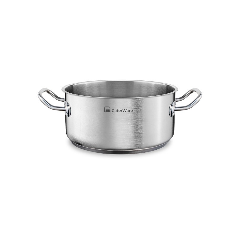 Kastrol nízký CaterWare, nerez. 5 l, pr. 24 cm
