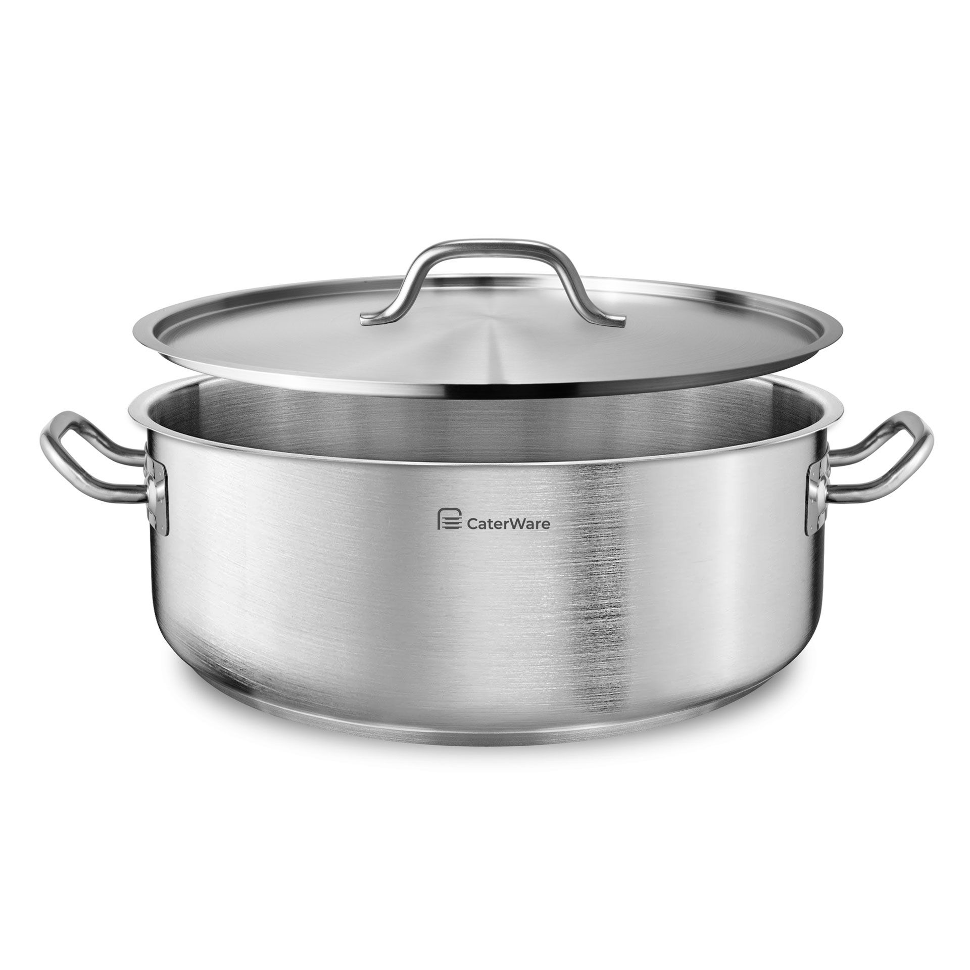 Kastrol nízký CaterWare, nerez. 14,3 l, pr. 36 cm