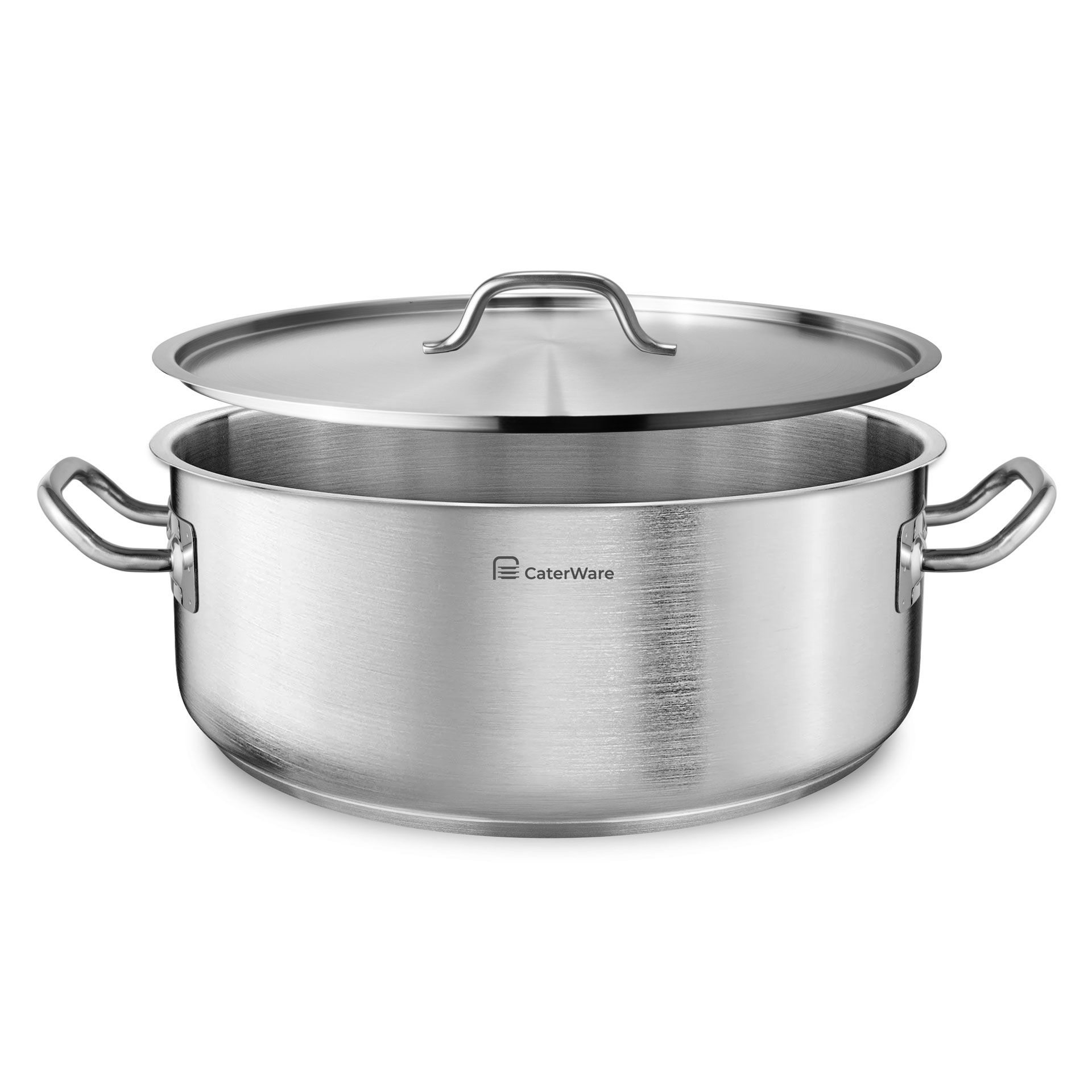 Kastrol nízký CaterWare, nerez. 18,8 l, pr. 40 cm