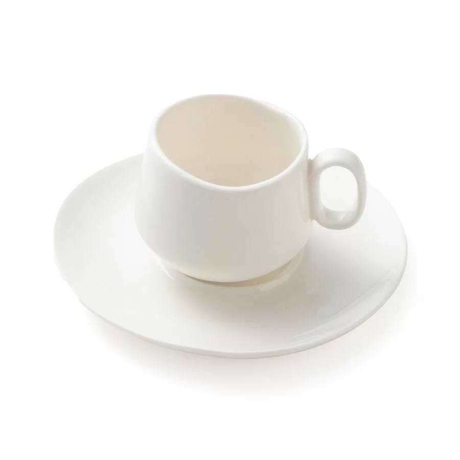 Eter Cloud šálek na espresso 90 ml, slonová kost