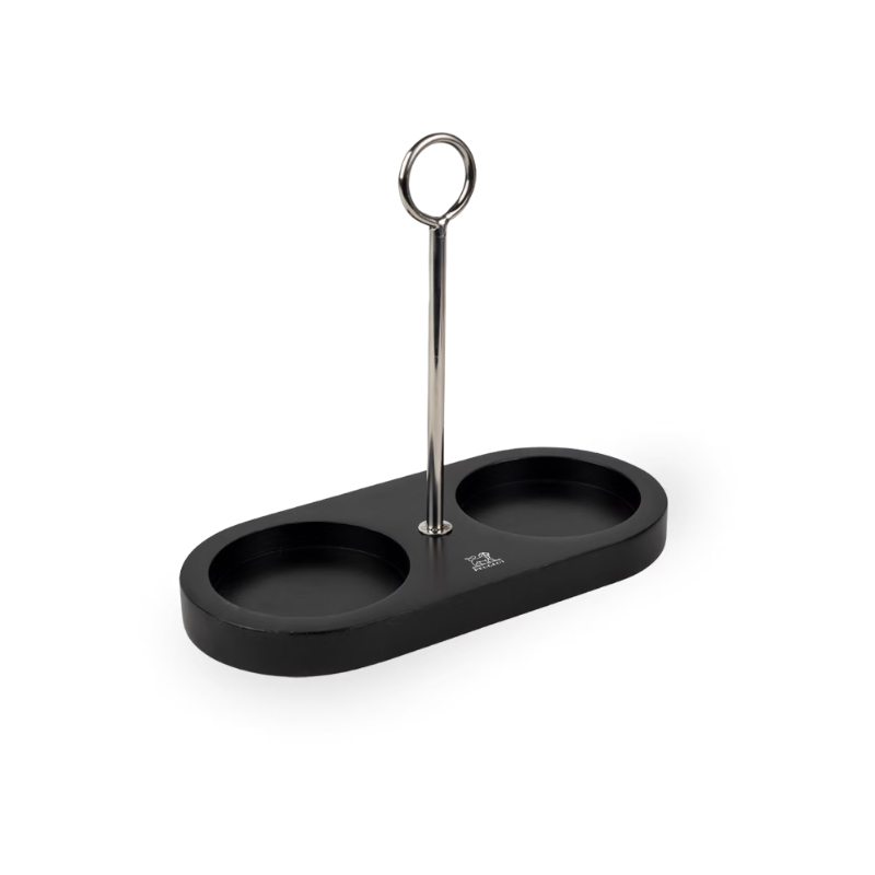 Stojan na mlýnky Linea 17 cm s rukojetí, černý