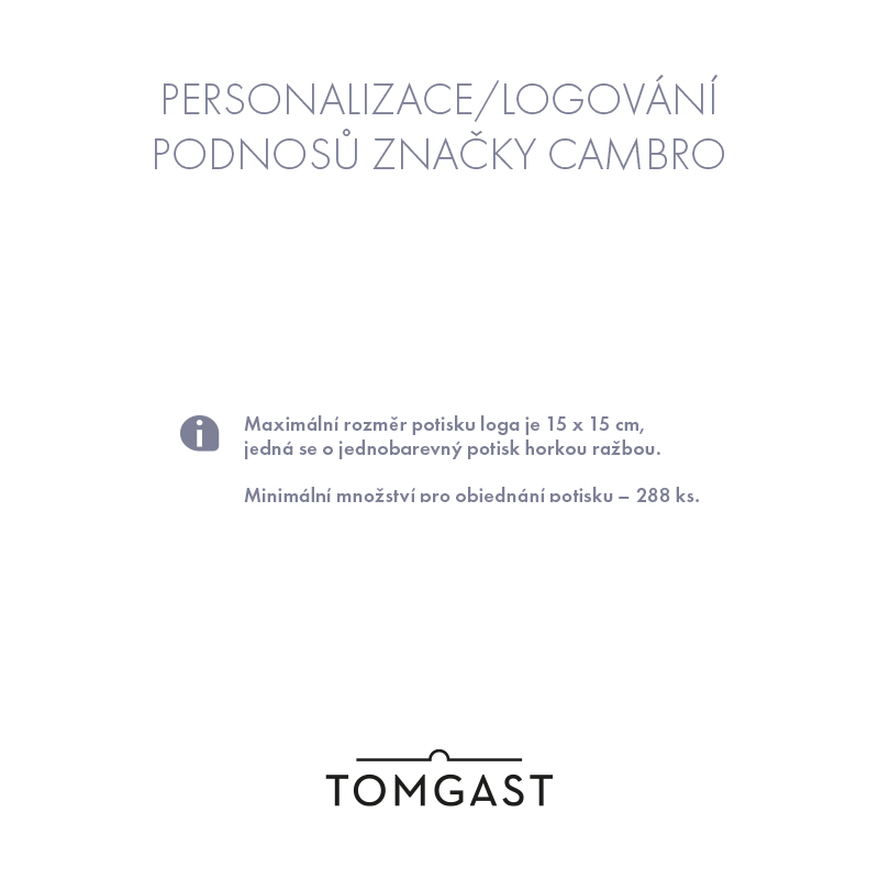 Fast Food podnos 360 × 460 mm, červená